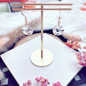 14k Gold-Filled Crystal Sun Earrings | Handmade in BC